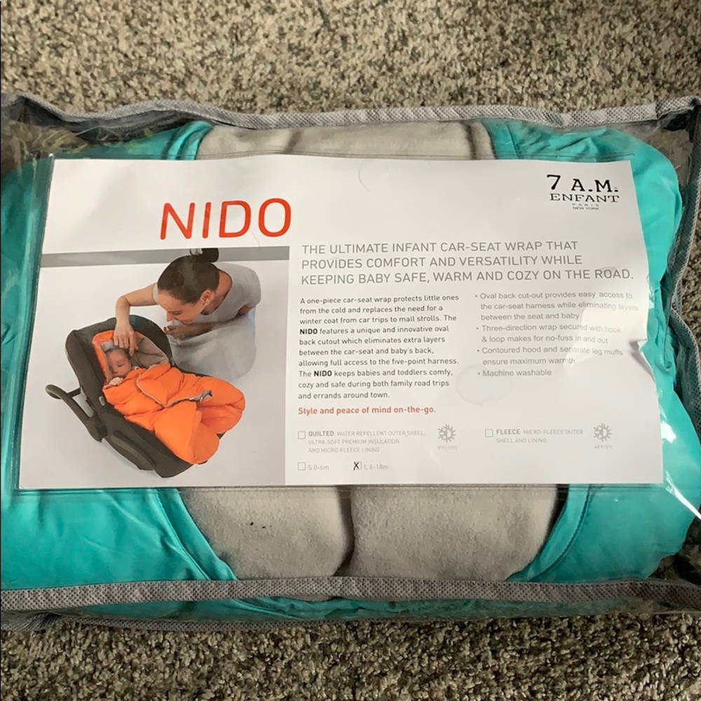 Enfant nido teal size L (6-18 mo)